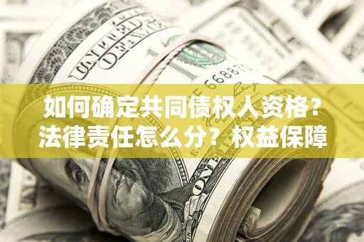 武汉如何确定共同债权人资格？法律责任怎么分？权益保障技巧揭秘！