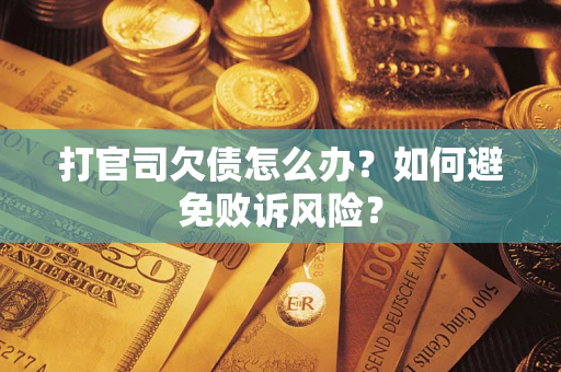武汉打官司欠债怎么办？如何避免败诉风险？