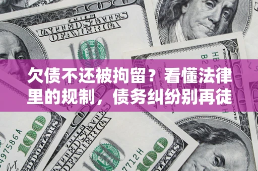 武汉欠债不还被拘留？看懂法律里的规制，债务纠纷别再徒劳奔波