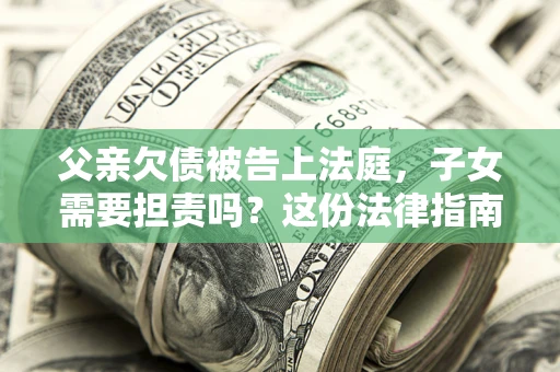 武汉父亲欠债被告上法庭，子女需要担责吗？这份法律指南必须看完