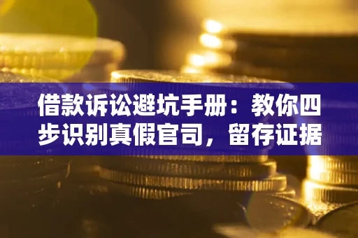 武汉借款诉讼避坑手册：教你四步识别真假官司，留存证据不踩雷
