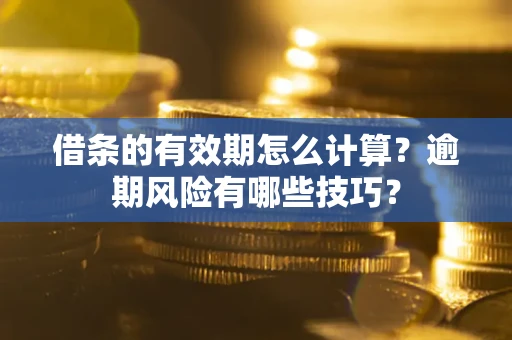武汉借条的有效期怎么计算？逾期风险有哪些技巧？