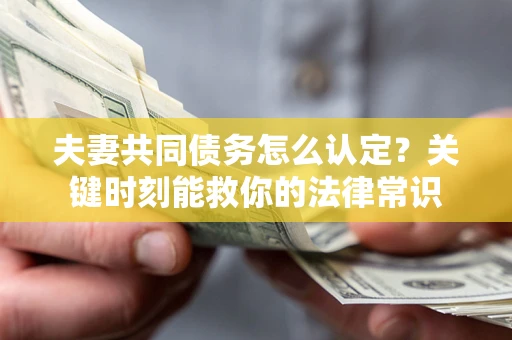 武汉夫妻共同债务怎么认定？关键时刻能救你的法律常识