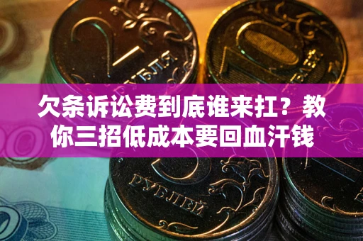 武汉欠条诉讼费到底谁来扛？教你三招低成本要回血汗钱